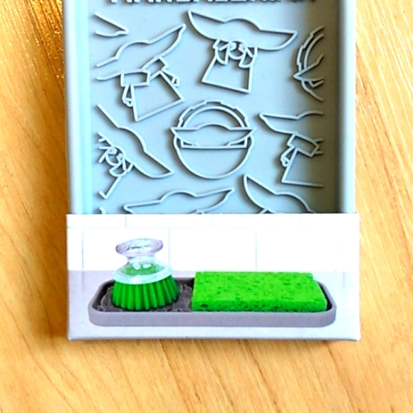 Star Wars The Mandalorian Kitchen Sink silicone sponge holder - Picture 4 of 7